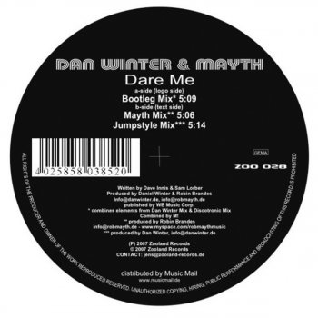 Dan Winter feat. Mayth Dare Me (Bootleg Radio Edit)
