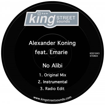 Alexander Koning No Alibi (feat. Emarie) [Instrumental]