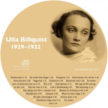 Ulla Billquist Kyssarnas Vals (The Kiss Waltz)