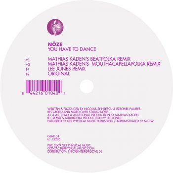 Nôze You Have to Dance (Mathias Kaden's Mouthacapellapolka Remix)