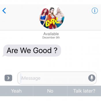 G.R.L. Are We Good