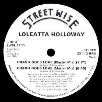 Loleatta Holloway Crash Goes Love (Blaster Mix)