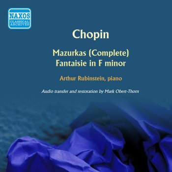 Arthur Rubinstein Mazurka No. 17 in B flat minor, Op. 24, No. 4