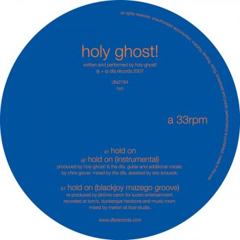 Holy Ghost! Hold On - Black Mazego Groove