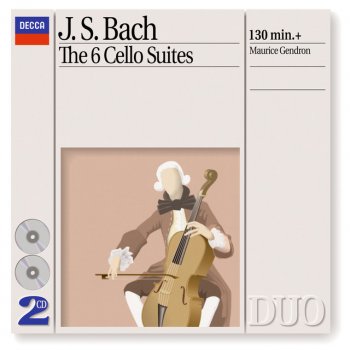 Johann Sebastian Bach feat. Maurice Gendron Suite for Cello Solo No.1 in G, BWV 1007: 5. Menuet I-II