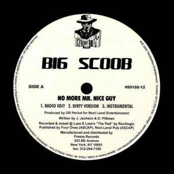 Big Scoob No More Mr. Nice Guy (Instrumental)