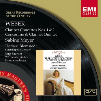 Sabine Meyer Concerto for Clarinet and Orchestra No. 1 in F minor J114 (Op. 73): Allegro