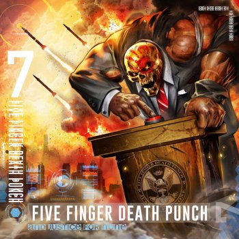 Five Finger Death Punch Blue on Black