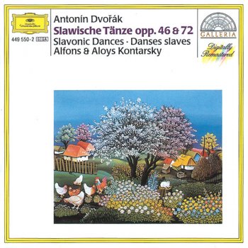 Antonín Dvořák, Alfons Kontarsky & Aloys Kontarsky 8 Slavonic Dances, Op.72 - For Piano Duet: 1. No.1 in B (Molto vivace)