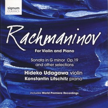 Hideko Udagawa & Konstantin Lifschitz Melody, Op. 21, No. 9