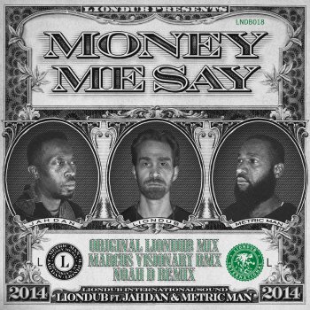 Liondub feat. Blakkamoore & Metric Man Money Me Say - Instrumental