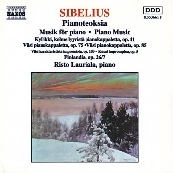 Jean Sibelius Kuusi impromptua, op. 5 no. 2: Lento:Vivace, in G minor