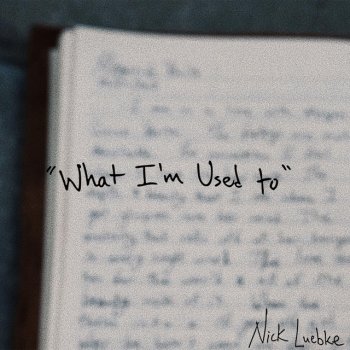 Nick Luebke What I'm Used To