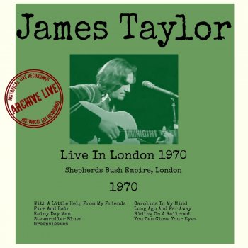 James Taylor Rainy Day Man (Live Broadcast 1970)