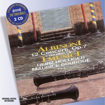 Tomaso Albinoni feat. Heinz Holliger & I Musici Concerto a 5 in B flat, Op.7, No.3 for Oboe, Strings and Continuo: 2. Adagio