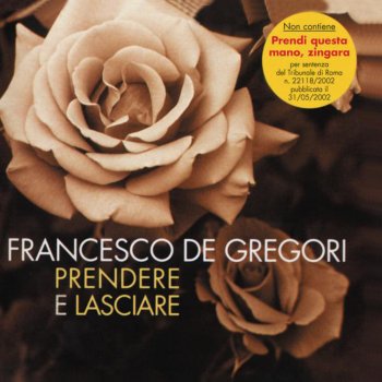 Francesco De Gregori Fine di un killer