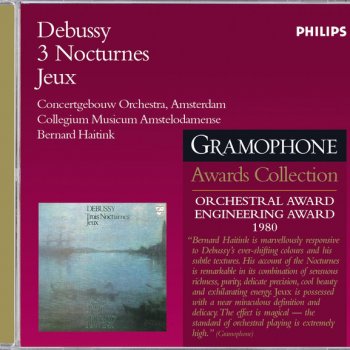 Claude Debussy, Royal Concertgebouw Orchestra & Bernard Haitink Jeux (Poème dansé), L.126