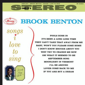 Brook Benton Baby Won't You Please Come Home