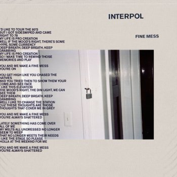 Interpol Fine Mess