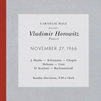 Audience Opening Applause to Horowitz Recital of November 27, 1966 (Live)