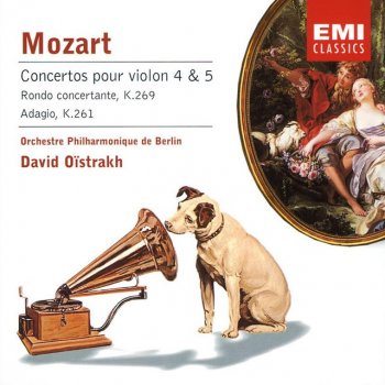 Wolfgang Amadeus Mozart, David Oistrakh & Berliner Philharmoniker Violin Concerto No. 4 in D K218 (cadenzas by Ferdinand David): II. Andante cantabile