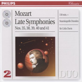 Wolfgang Amadeus Mozart feat. Staatskapelle Dresden & Sir Colin Davis Symphony No.39 in E flat, K.543: 3. Menuetto (Allegretto)