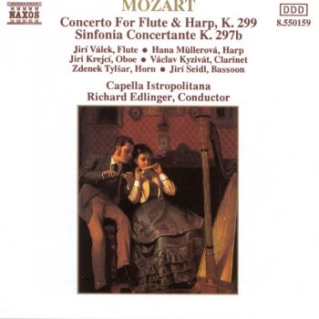Wolfgang Amadeus Mozart, Jiri Valek, Hana Mullerova, Capella Istropolitana & Richard Edlinger Concerto for Flute & Harp in C Major, K. 299: II. Andantino