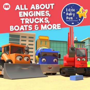 Little Baby Bum Nursery Rhyme Friends The Vehicle Sounds Song - Bus, Car & Truck