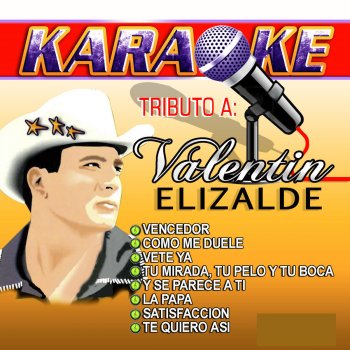Valentin Elizalde Te Quiero Así (Karaoke)