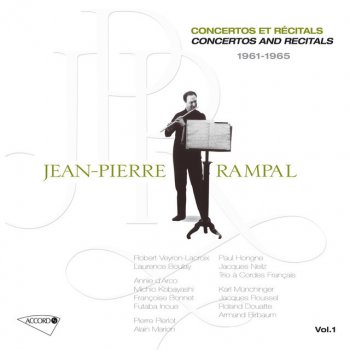 Giovanni Battista Pergolesi, Jean-Pierre Rampal, Stuttgarter Kammerorchester & Karl Münchinger Concerto for Flute, Strings, and Continuo in G: 2. Adagio