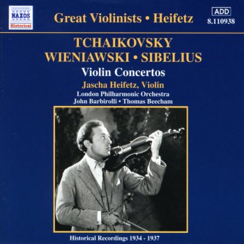 Pyotr Ilyich Tchaikovsky, Jascha Heifetz, London Philharmonic Orchestra & Sir John Barbirolli Violin Concerto in D Major, Op. 35: II. Canzonetta: Andante