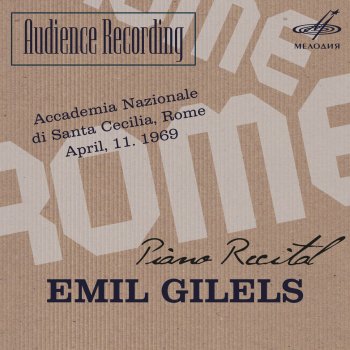 Emil Gilels Piano Sonata No.2 in A-Flat Major, J. 199, Op. 39: III. Menuetto capriccioso - Presto assai - Live
