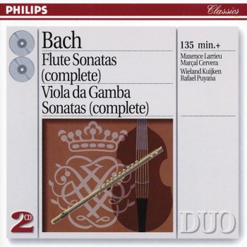 Johann Sebastian Bach, Maxence Larrieu, Rafael Puyana & Wieland Kuijken Sonata for Flute or Violin No.6 in E, BWV 1035: 1. Adagio ma non tanto