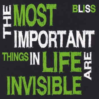 Bliss The Most Important Things in Life Are Invisible