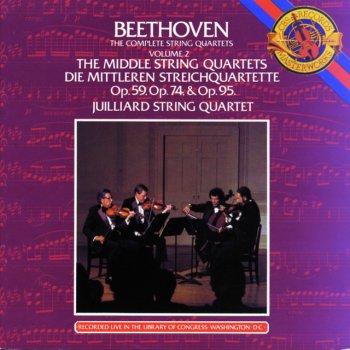 Ludwig van Beethoven feat. Juilliard String Quartet Quartet for Strings in F Major, Op. 59, No. 1 "Rasumovsky"/II. Allegretto vivace e semore scherzando - Instrumental
