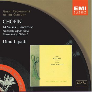 Dinu Lipatti Barcarolle in F sharp major Op. 60