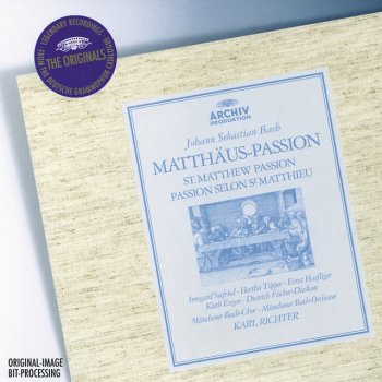 Johann Sebastian Bach, Hertha Töpper, Münchener Bach-Orchester & Karl Richter St. Matthew Passion, BWV 244 / Part One: No.5 Recitative (Alto): "Du lieber Heiland du"