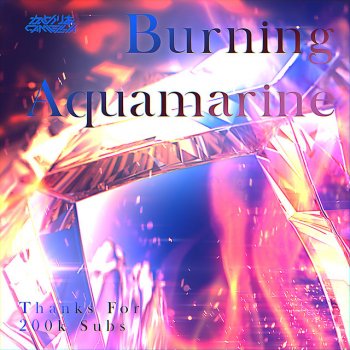Camellia Burning Aquamarine