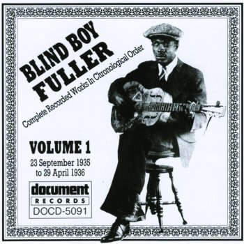 Blind Boy Fuller Log Cabin Blues (Take 1)