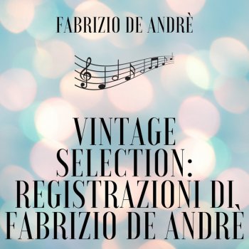 Fabrizio De André Nuvole Barocche - 2021 Remastered Version