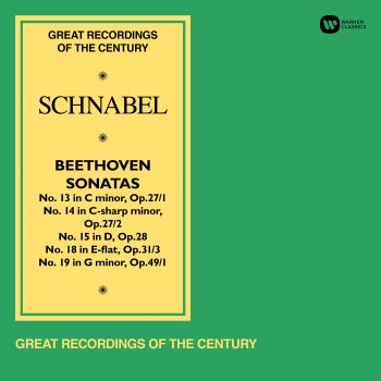 Artur Schnabel Piano Sonata No. 14 in C-Sharp Minor, Op. 27 No. 2 "Moonlight": III. Presto agitato