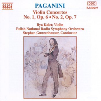 Niccolò Paganini, Ilya Kaler, Polish National Radio Symphony Orchestra & Stephen Gunzenhauser Violin Concerto No. 2 in B Minor, Op. 7, MS 48: II. Adagio