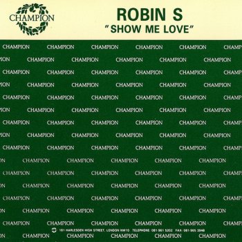 Robin S Show Me Love - Radio Mix