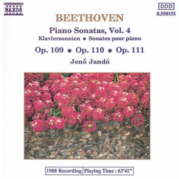Ludwig van Beethoven feat. Jenő Jandó Piano Sonata No. 30 in E Major, Op. 109: Andante molto cantabile ed espressivo