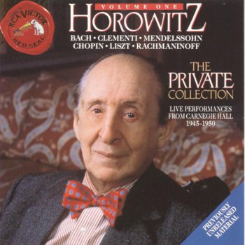 Vladimir Horowitz Lieder ohne Worte/Songs Without Words, Op. 67: No. 3 in B-Flat