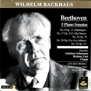 Wilhelm Backhaus Valse, Op. 18 (Live)