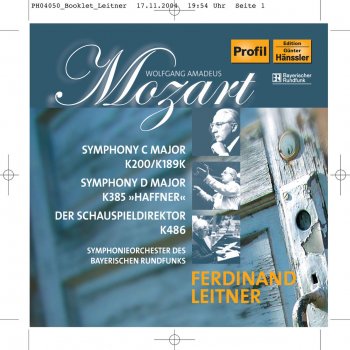 Wolfgang Amadeus Mozart feat. Bavarian Radio Symphony Orchestra & Ferdinand Leitner Symphony No. 28 in C Major, K. 200*: II. Andante