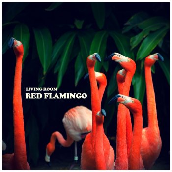 Living Room Red Flamingo
