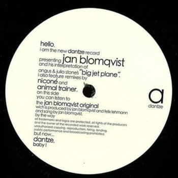 Jan Blomqvist Big Jet Plane