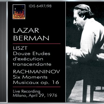 Lazar Berman 12 Etudes d'execution transcendante, S139/R2b: No. 8. Wilde Jagd, presto furioso